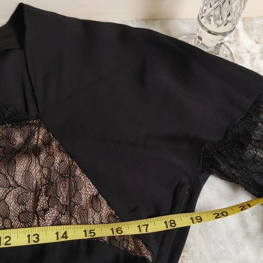 Addys' California Very Vintage Black Gown Size M - Picture 16 of 16